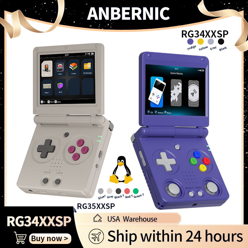 Gaming Console Linux - Anbernic RG34XXSP RG35XXSP Console di gioco