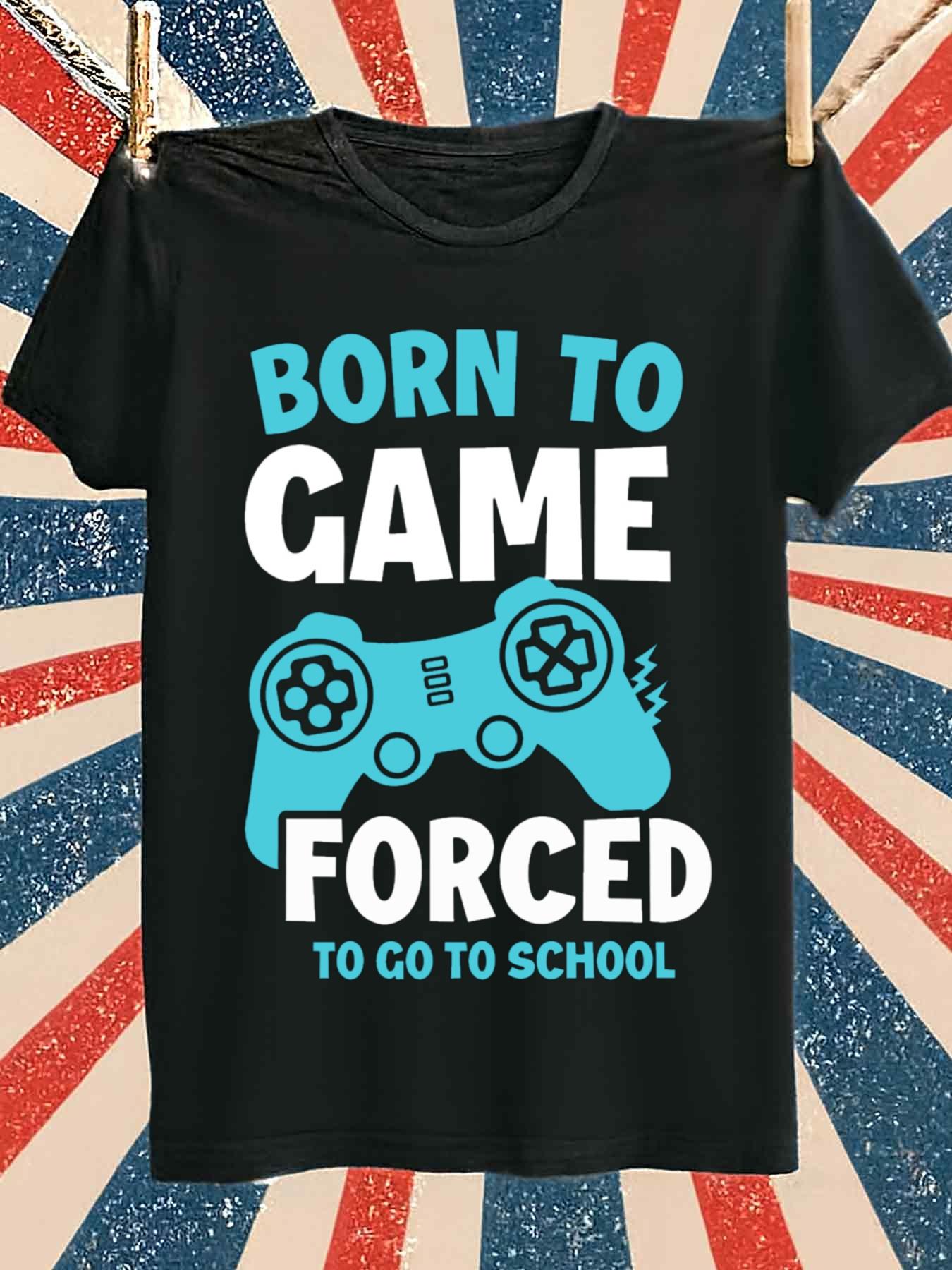 Gaming Console Icon - T-shirt da gaming Born to Game