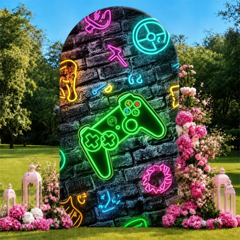 Gaming Console Icon - Copertura per fondale ad arco monofacciale