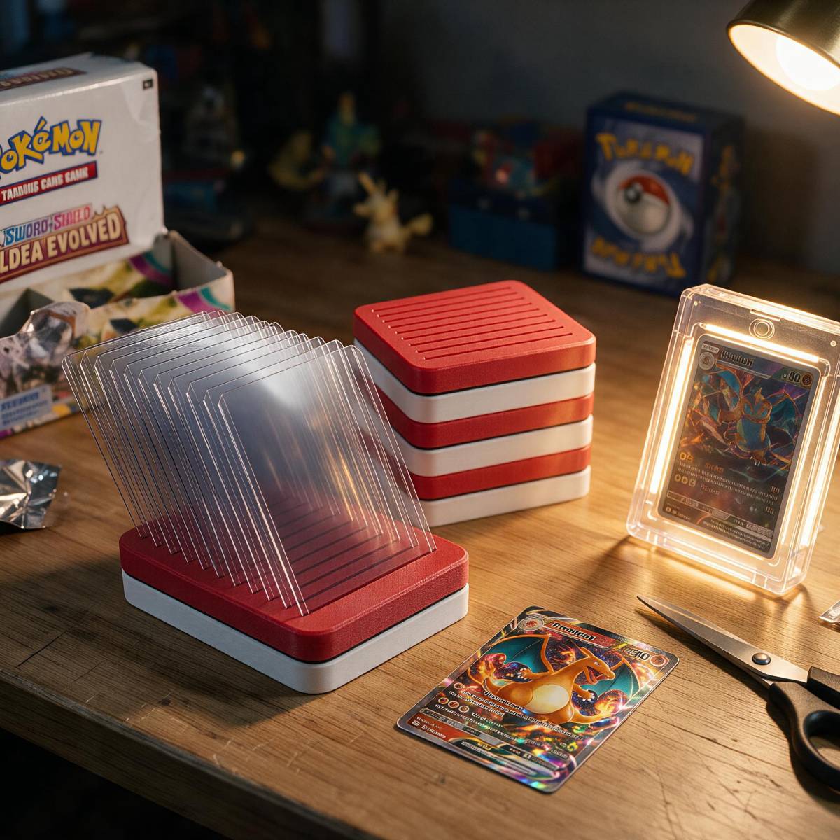 Gaming Card Holder - Espositore da Tavolo per Carte PLA,