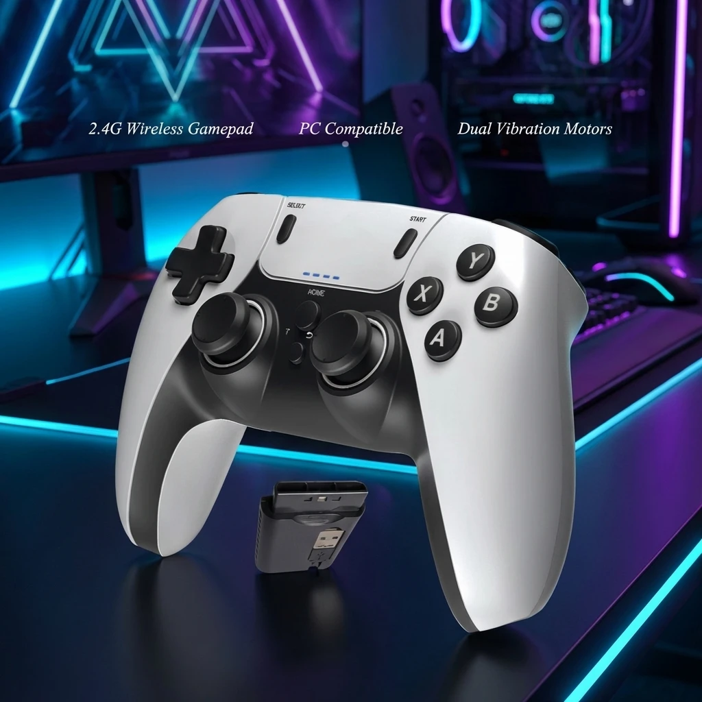 Gaming Console Cabinet - Controller di Gioco Wireless, Console di