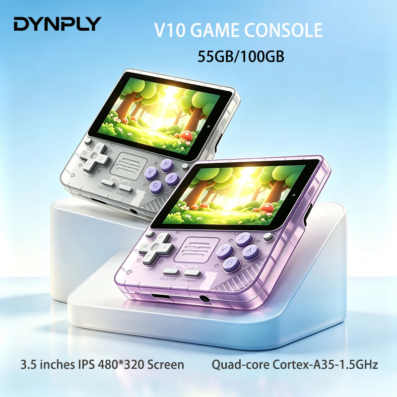 Gaming Console Linux - POWKIDDY V10 Console di Gioco Portatile