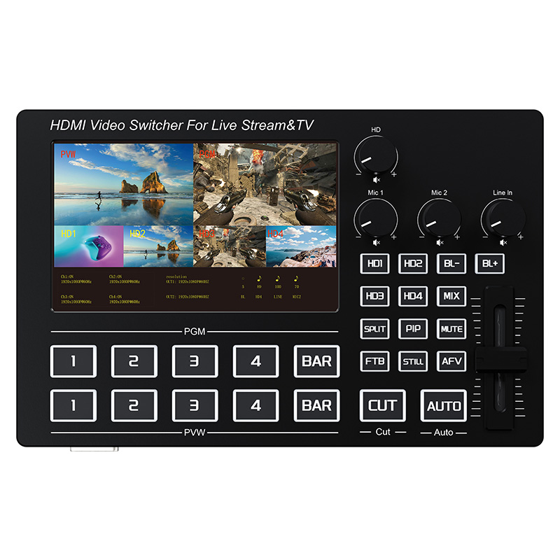 Gaming Console And - Mixer Video HDMI 4 Canali 1080P