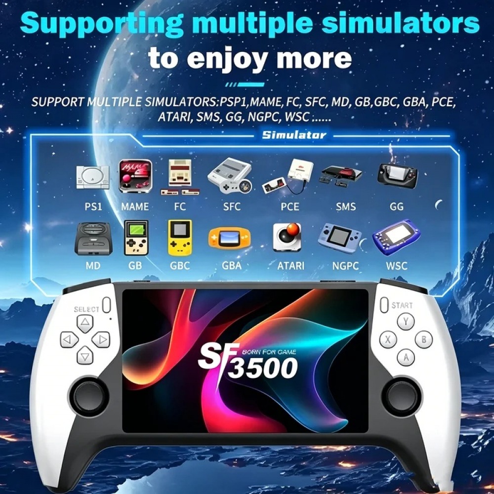 Gaming Console Portable - Console di gioco portatile SF3500 da