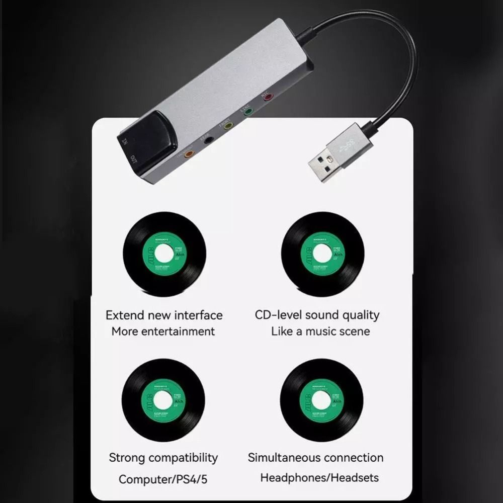 Nuova scheda audio USB 7.1 a 5 - Gaming Console For Pc recensione e prezzo