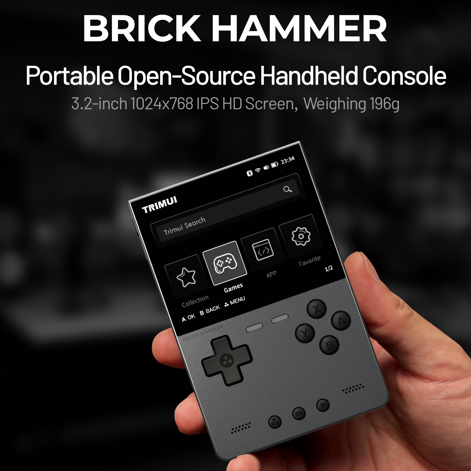 TRIMUI BRICK HAMMER Console di - Gaming Console Linux recensione e prezzo