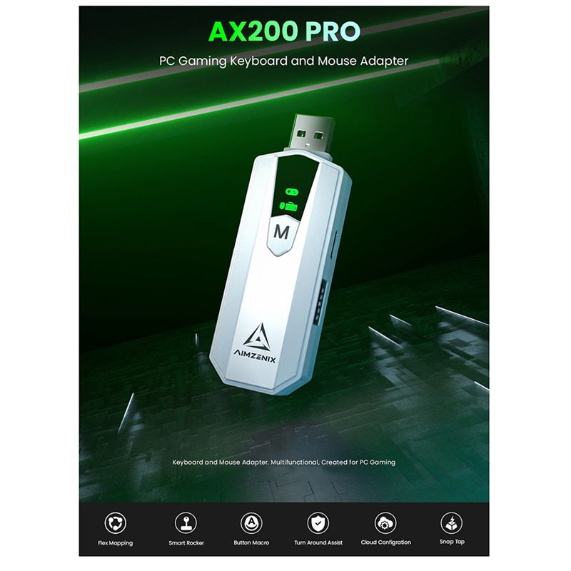AIMZENIX AX200PRO Convertitore - Gaming Console For Pc recensione e prezzo