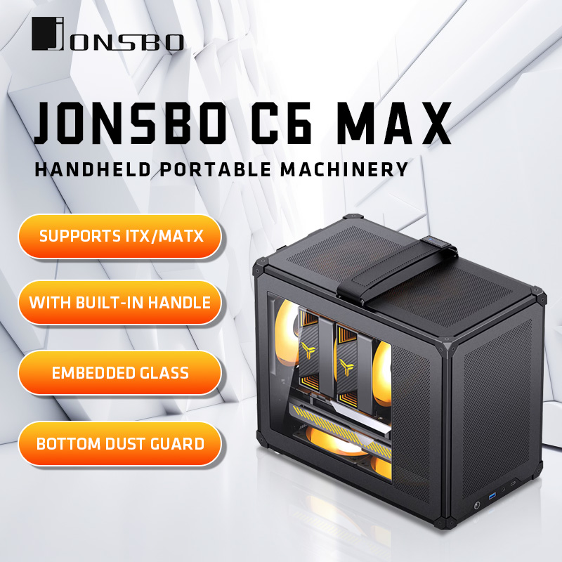 JONSBO C6 MAX Custodia MATX co - Console Gaming Pc Case recensione e prezzo