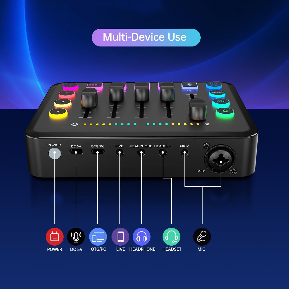 Mixer Audio RGB Ricaricabile c - Gaming Console Handheld recensione e prezzo
