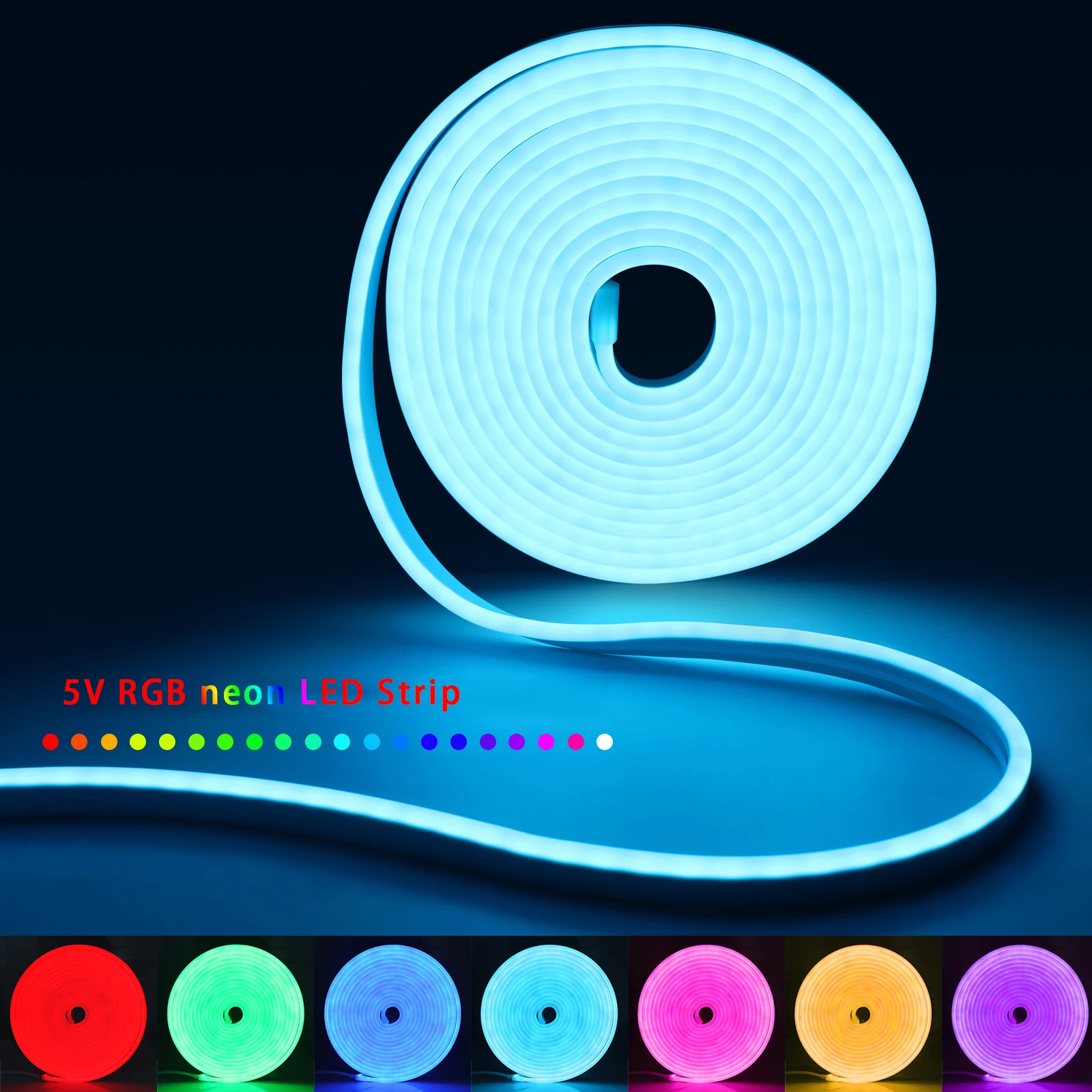 1-5m RGB LED Neon Strip Light  - Led Gaming Light Strip recensione e prezzo